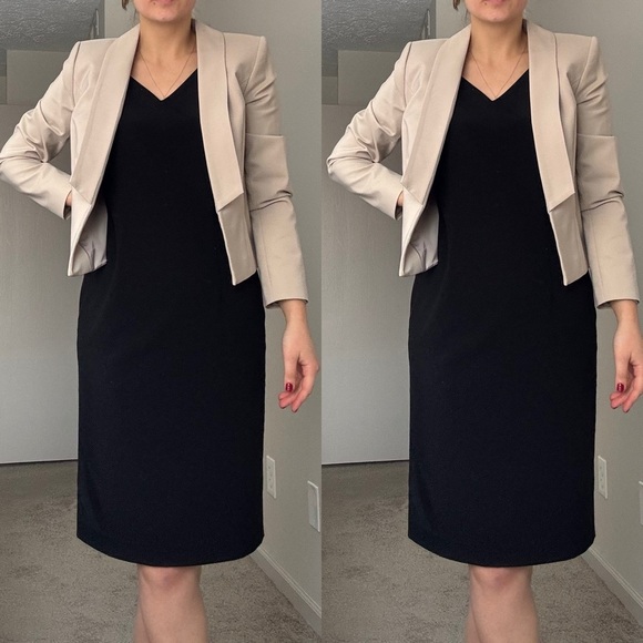 Cream Jacket Blouzer NEW YORK Career Size 8 - Picture 1 of 7